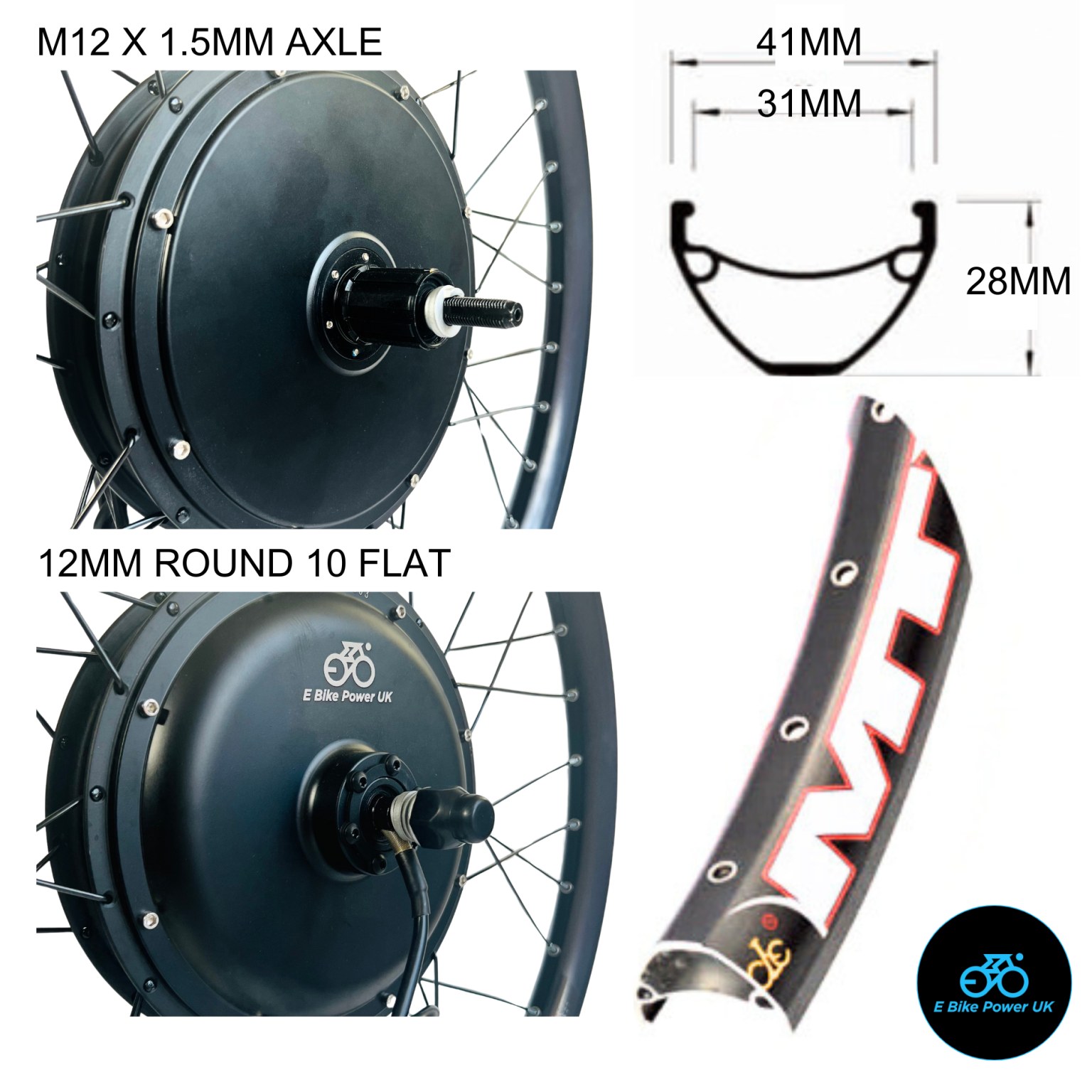 W Mtx E Bike Conversion Kit Controller V V V Rear