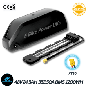 48V 24.5AH E Bike Battery 50A BMS Poly 9 Grade A 18650 3500mah Cells 250W-2000W