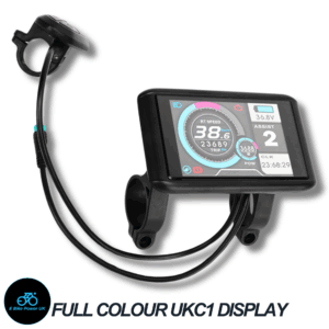 UKC1 E Bike Full Colour LCD Display 36V 48V 52V 60V 72V Mode Sinewave Squarewave