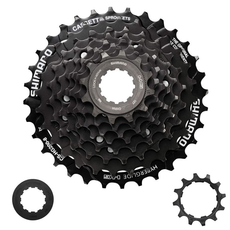 Shimano 8\9\10 Speed Cassette Gears for MTB Bike E Bike Black/Silver