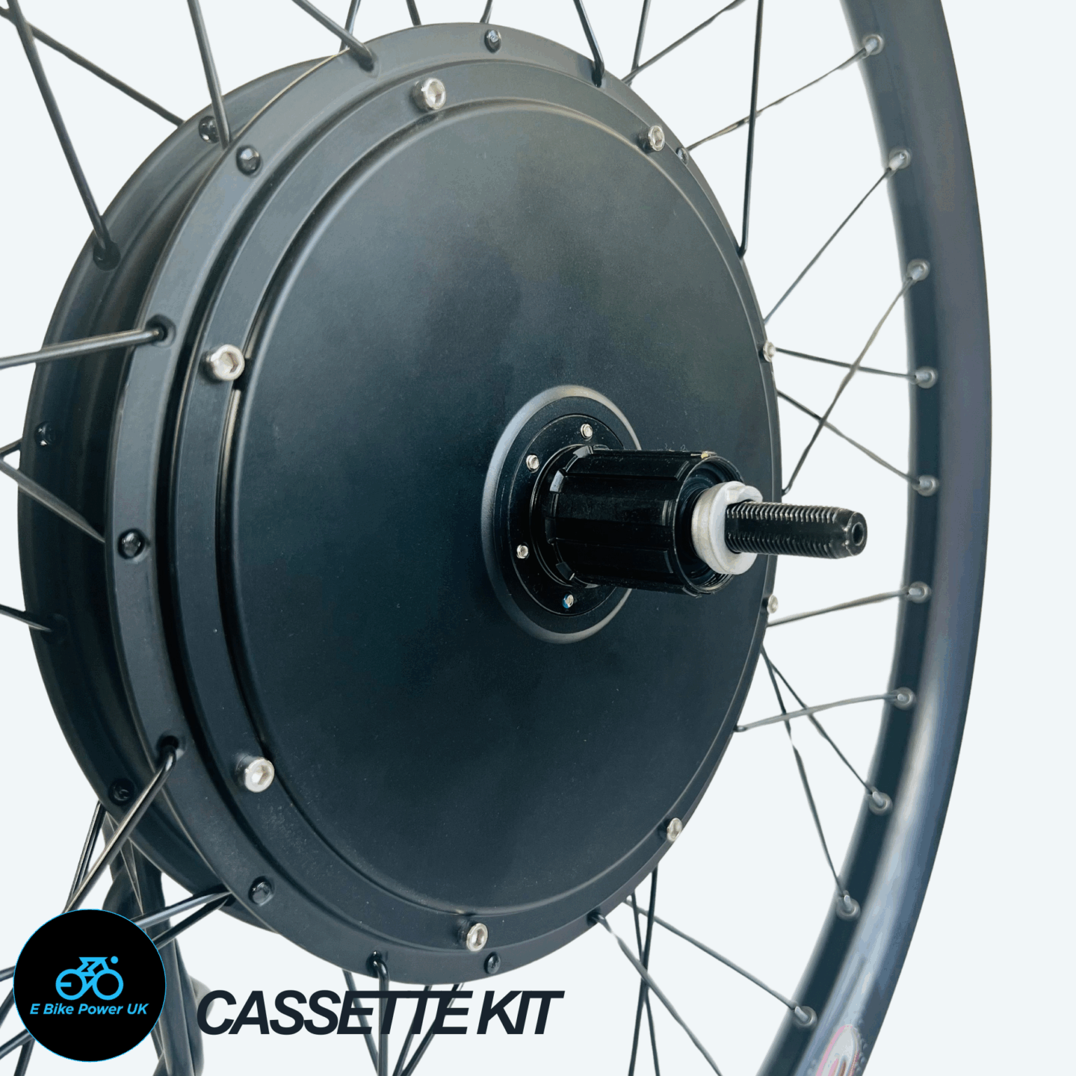 Conversion Kit Wheel 1500W E-Bike Conversion Kit 48V Cassette Rear Wheel 48V 24.5Ah Battery ...