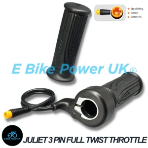 Full Twist Throttle Electric Ebike Right Hand 3 Pin E Bike Grip Twist Throttle