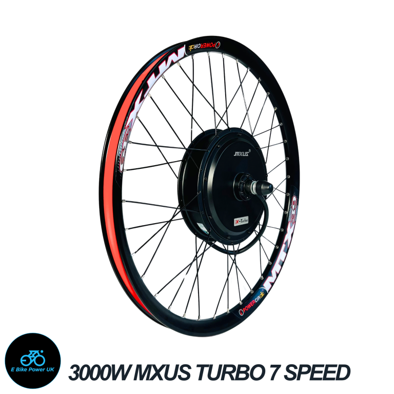 MXUS 3K Turbo 3000W Motor MTX Rim 12G Spokes 142mm 48V 52V 60V 72V 3 T 45H Magnets