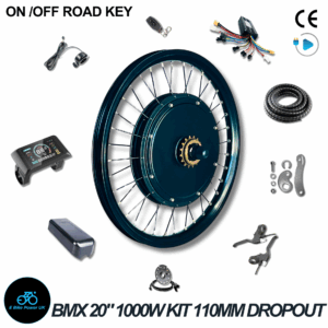 48V 20" Electric BMX EBMX Conversion Kit 110mm Rear Dropout 1000W 48V Complete Kit & Battery UK