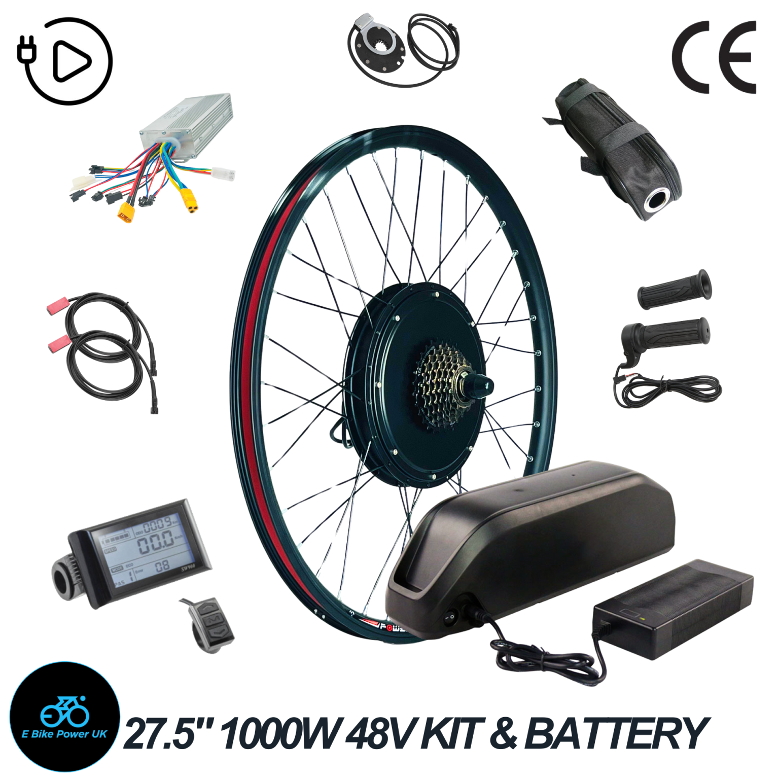 Buy BAFANG 48V 1000W Rear Hub Otor : 26 Inch Fat Tire Electric Bike