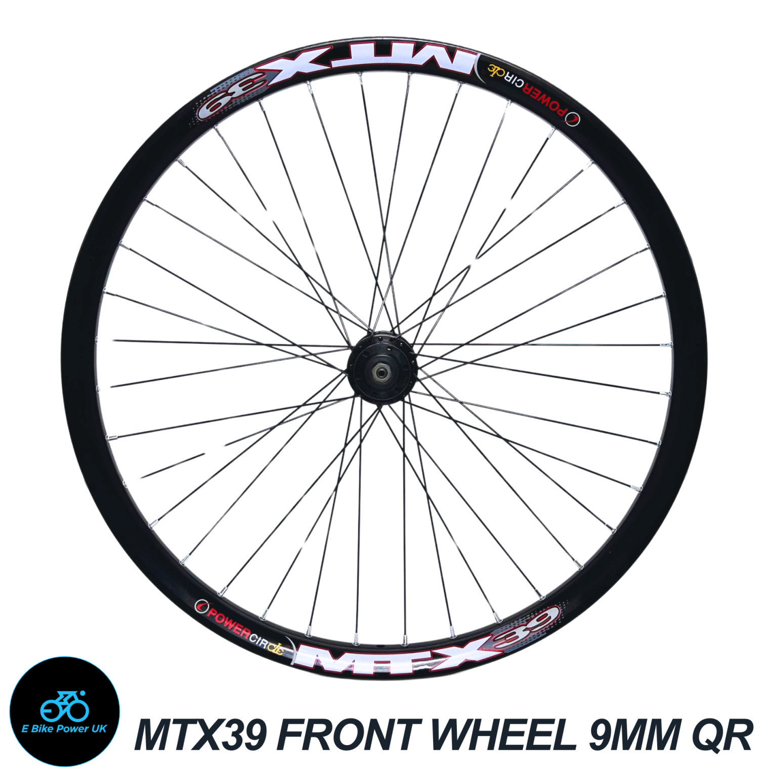 Raggi Ebike 12g (26-27,5-29) Per Ruote Mtx - Colore Nero - Set Da 5 Raggi
