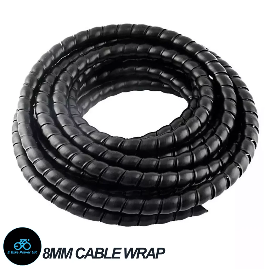 E Bike Spiral Cable Wrap Cable Tidy Management 6 to 15mm Cable 1 Meter Lengths