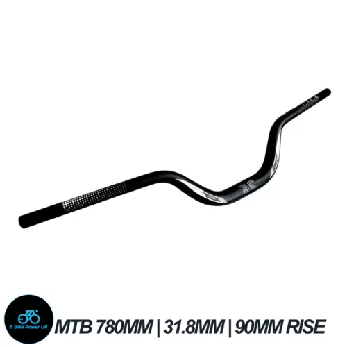 High Rise Handlebar 780mm Wide 90mm Rise 31.8mm Stem EBike Sur Ron Talaria Bars