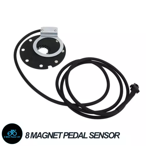 Electric Bike Pedal Assist Cadence Sensor PAS JST SM 3 Pin 8 Magnet EBike Ring.