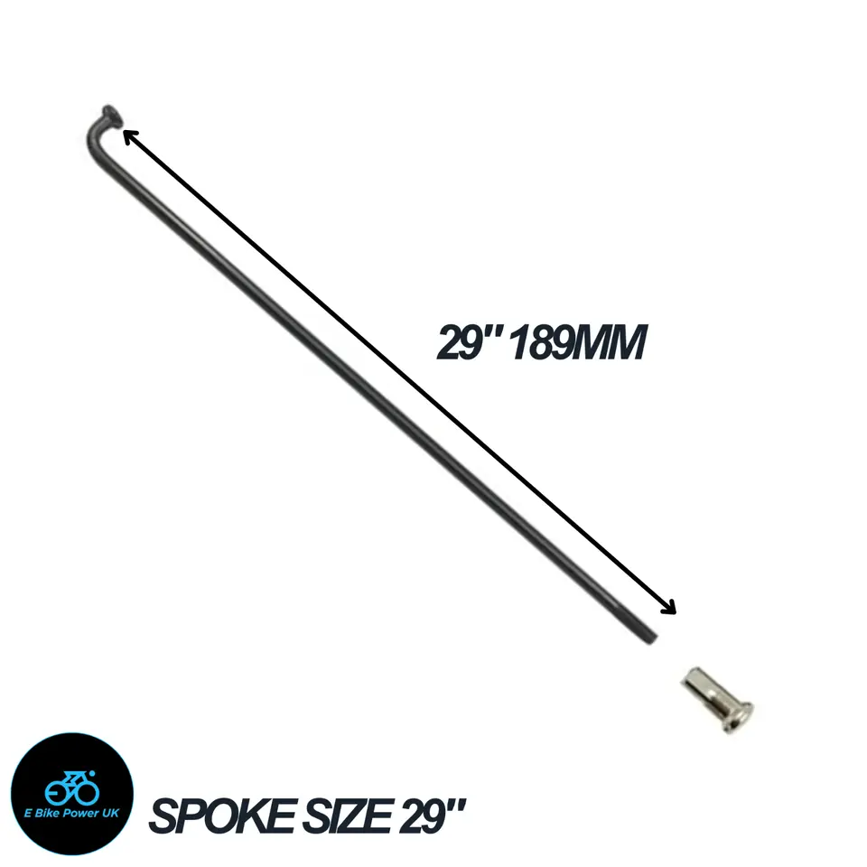 thumbnail image 2 of HEROFFIX 12 Set 14G Bicycle Spokes 297mm Bike Wheel Spokes 304 Stainless Steel Silver Tone 1099754 2 of 14