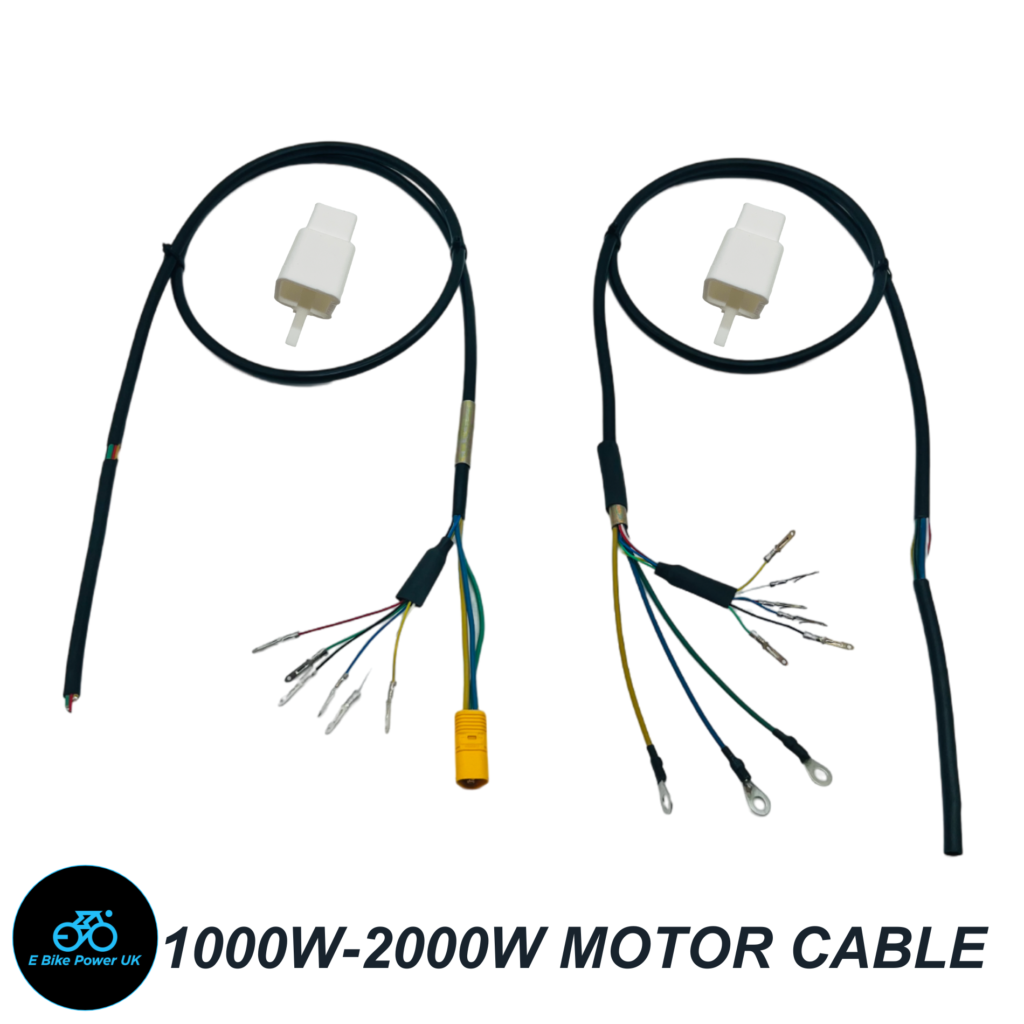 1000W 15000W 2000W Replacment Motor Cable MT60, Ring Phase with Hall Plug