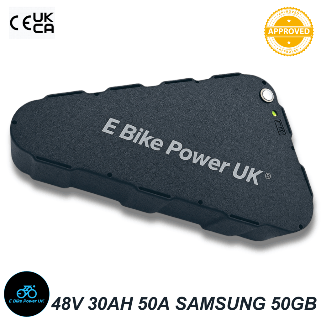 48V 30AH Lithium E bike battery 50A BMS Samsung 50GB 21700 0-2400W Triangle Ebike Battery High Quality