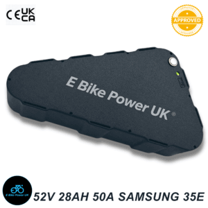 52V 28AH Lithium E bike battery 50A BMS Samsung 35E 18650 0-2500W Triangle Ebike Battery High Quality