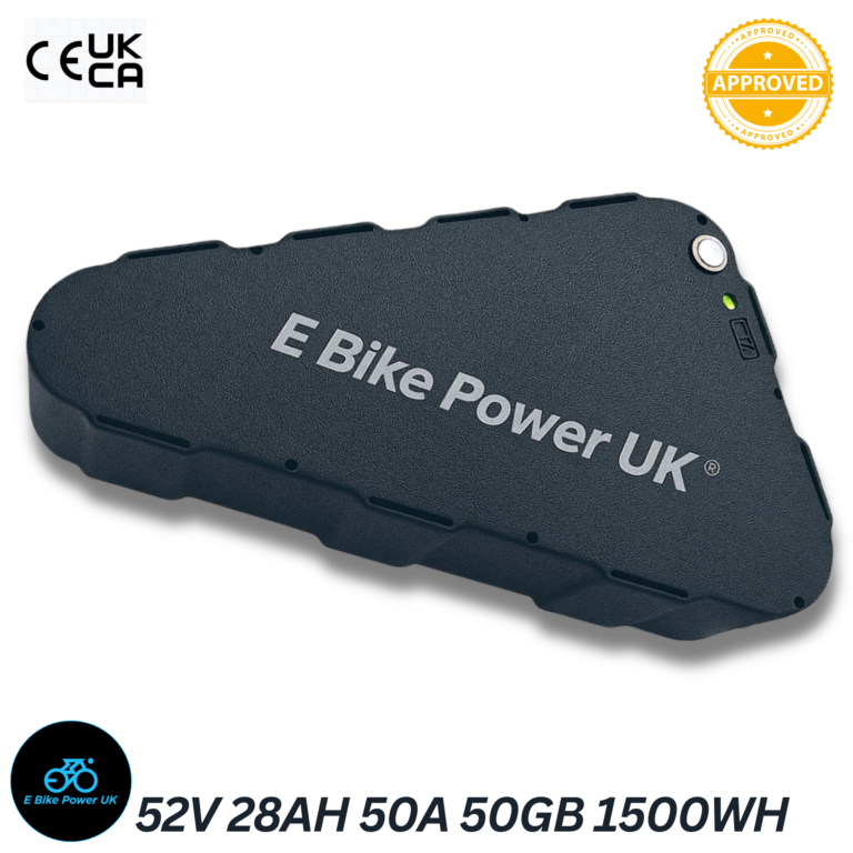 52V 28AH Lithium E bike battery 50A BMS 35E 18650 0-2500W Triangle Ebike Battery High Quality