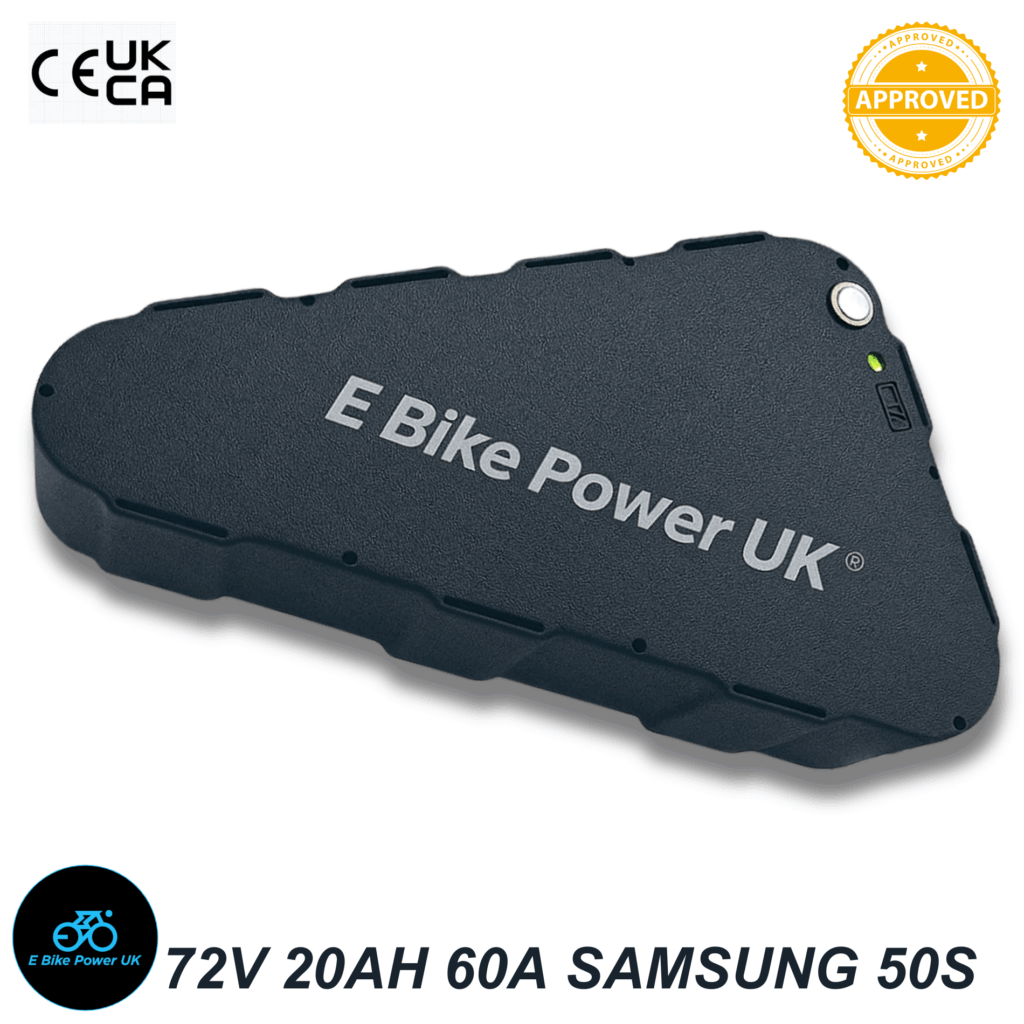 72v 20ah Lithium E bike battery 60A BMS Samsung 21700 50S Triangle Ebike Battery High Quality