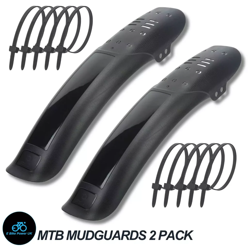 MTB Mudguards Front Rear 2 Pack Mudhugger Fender Universal Fit 26″ 27.5″ 29″