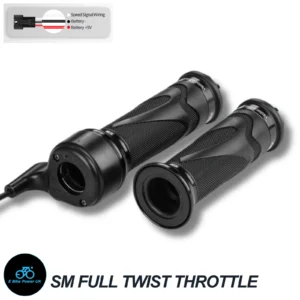 Full Twist Throttle Electric Bike Right Hand Ebike 3 Pin SM Bike 36V/48V/52V/72V