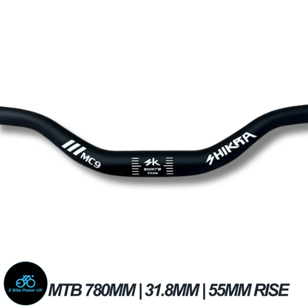 High Rise Handlebar 780mm Wide 55mm Rise 31.8mm Stem EBike Surron Talaria Bars - Image 4