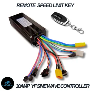YF E Bike 30A Sine Wave Controller 36V48V52V Speed Limiter Key 750W1000W1500W