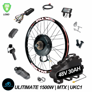 The Ultimate Ranger Electric 1500W 48V Rear Wheel EBike Conversion Kit Original MTX39 Rim High Torque Motor