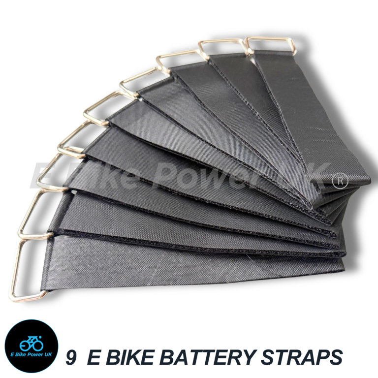 Triangle E Bike Battery Straps Heavy Duty Buckle Lithium Pack Hock & Loop