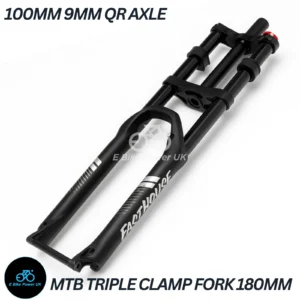 MTB Triple Clamp AIR Coil Forks E Bike 180MM Travel 100MM QR Axle Quality 29"