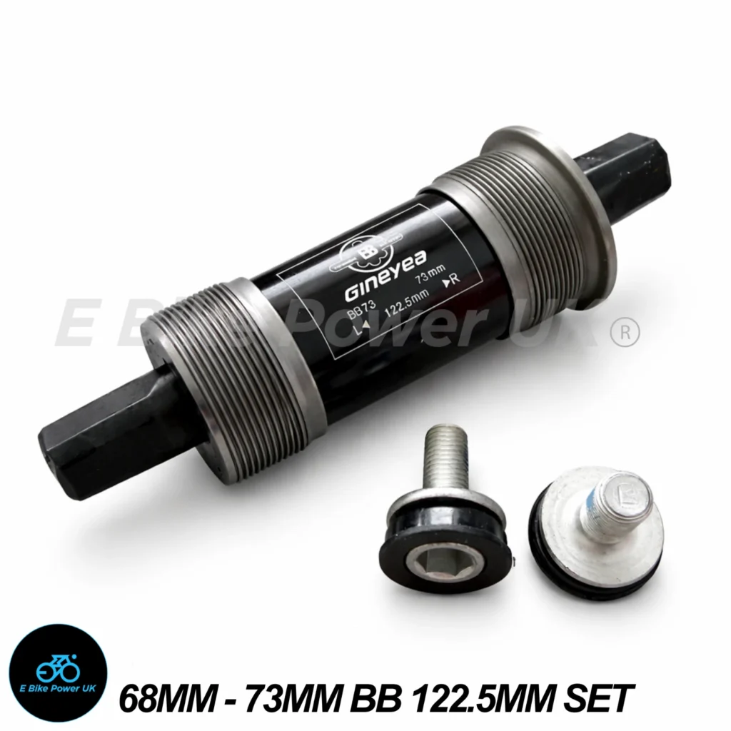 GINEYEA Square Taper Bottom Bracket 122.5mm BSA 68-73mm Sealed MTB Road Bike BB