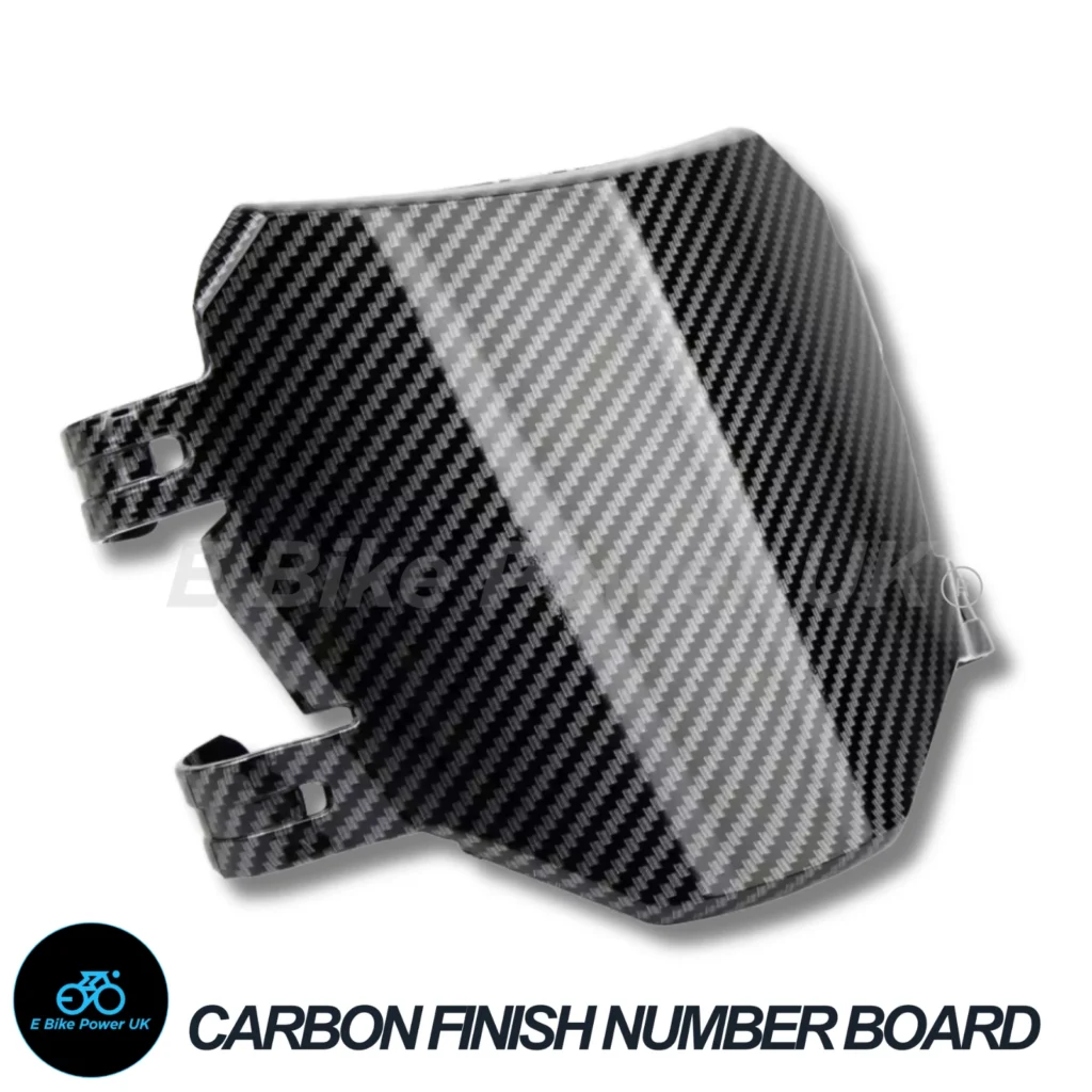 ODI Style Carbon Number Board MTB EBike Surron Talaria KKE Fox 35 40 Universal