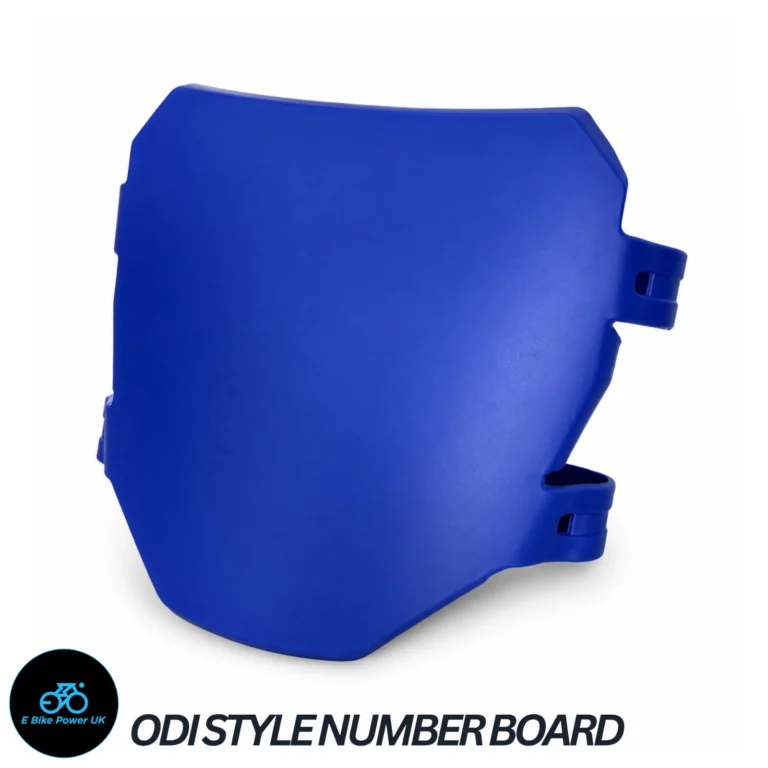 ODI Style Blue Number Board MTB EBike Surron Talaria KKE Fox 35 40 Universal