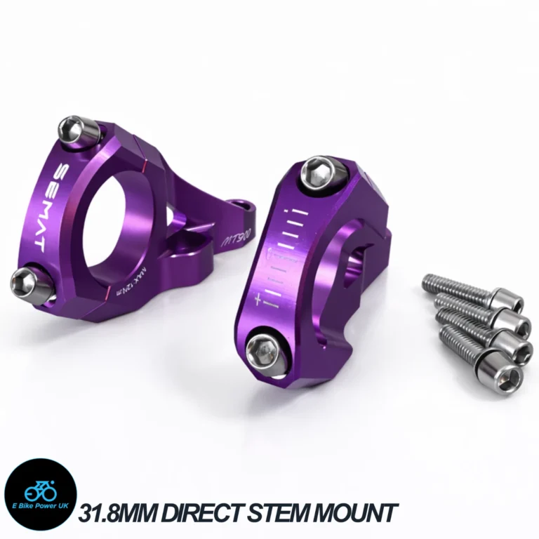 Direct Mount Stem CNC Alloy 31.8mm Anodized Purple MTB Downhill BMX Bike Stem