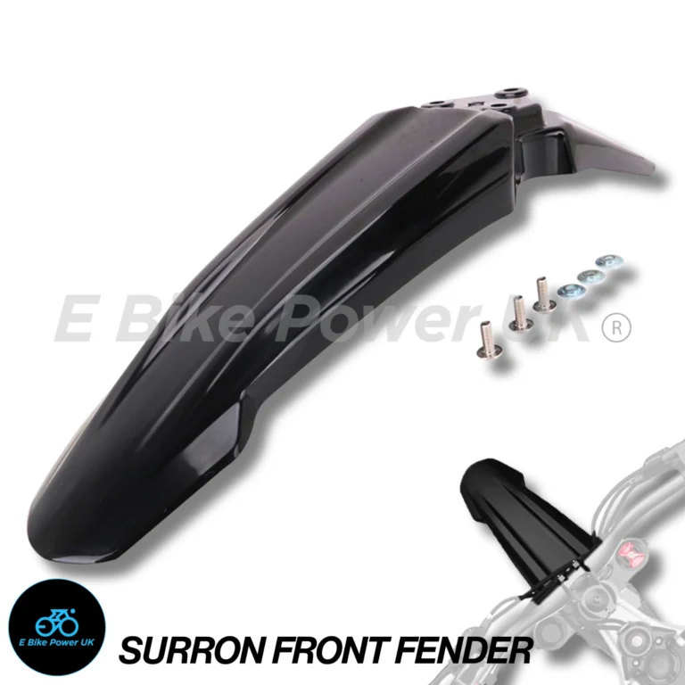 Gloss Black Front Fender Mudguard For Sur Ron Light Bee X S Electric Bike DNM