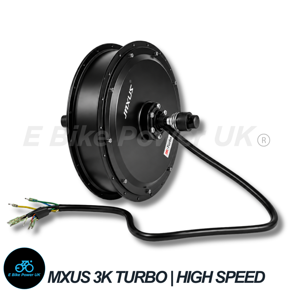 3000W Rear Hub Motor Wheel | 3.5T High-Speed | 48V 52V 60V 72V | V3 Aluminium Stator | 142mm Dropout | 7-Speed Freewheel Compatible
