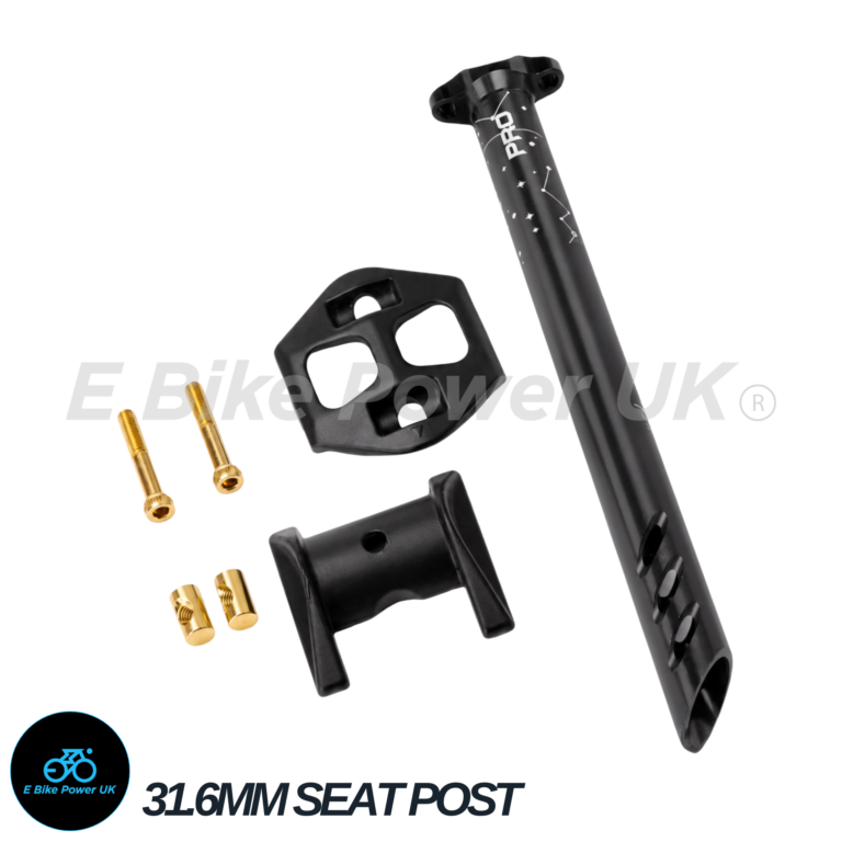 MTB Road Bike Seat Post – 31.6mm x 380mm – Black – TANKE