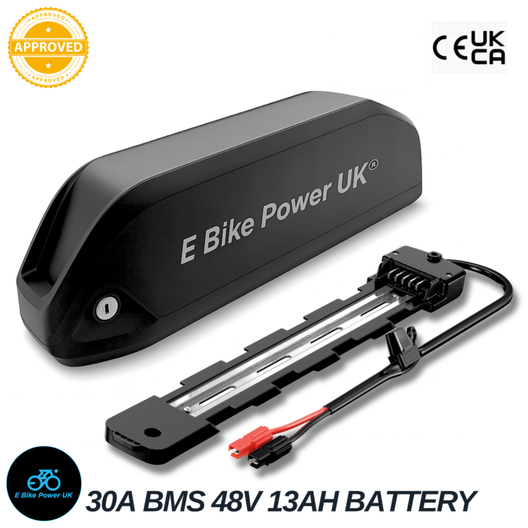 48V 13Ah 30A E-Bike Lithium Iron DownTube Hailong Poly 6 Battery Anderson XT60 UK 2A Charger